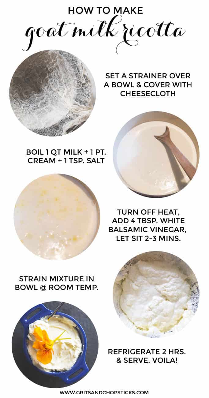 goat milk ricotta Grits and Chopsticks