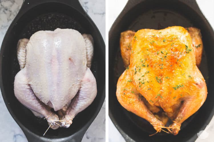 whole30 roast chicken and potatoes Grits and Chopsticks