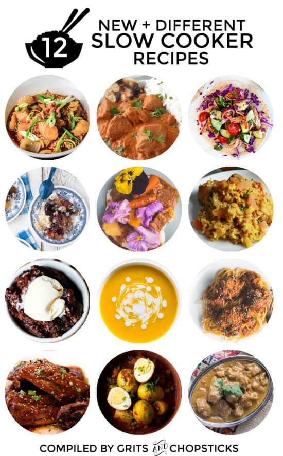 slow cooker recipe roundup Grits and Chopsticks