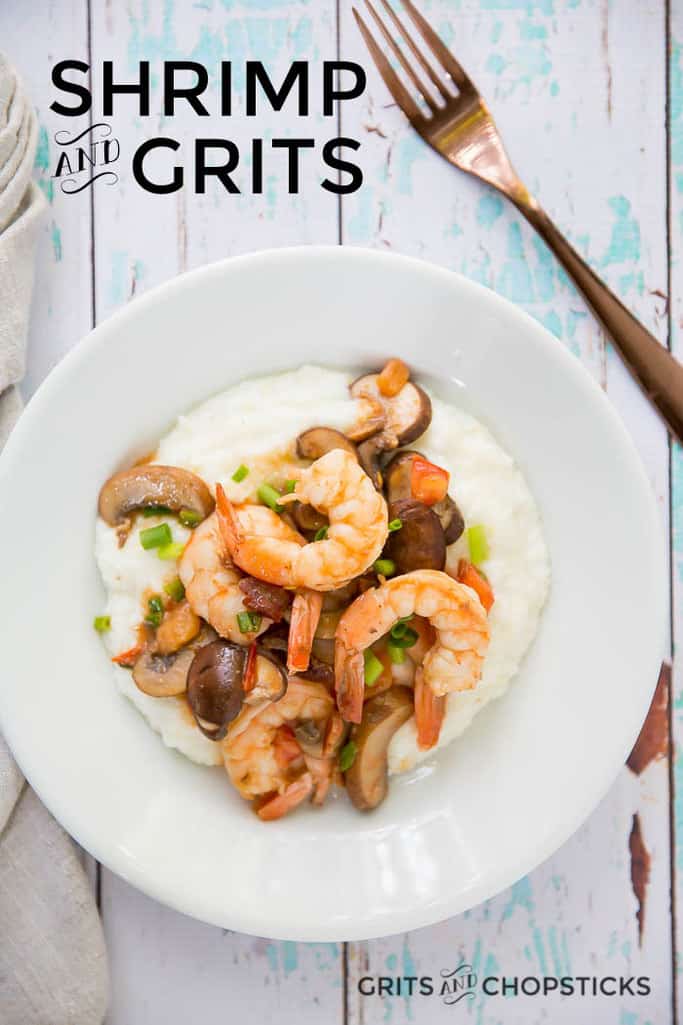 easy shrimp and grits - Grits and Chopsticks