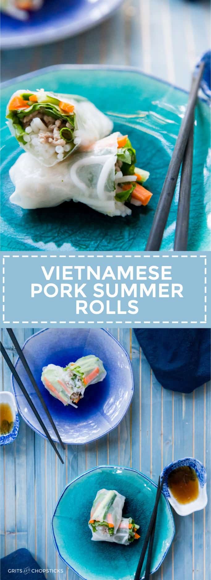 Summer might be over, but Vietnamese pork summer rolls are an easy weeknight meal year-round. Try it tonight!