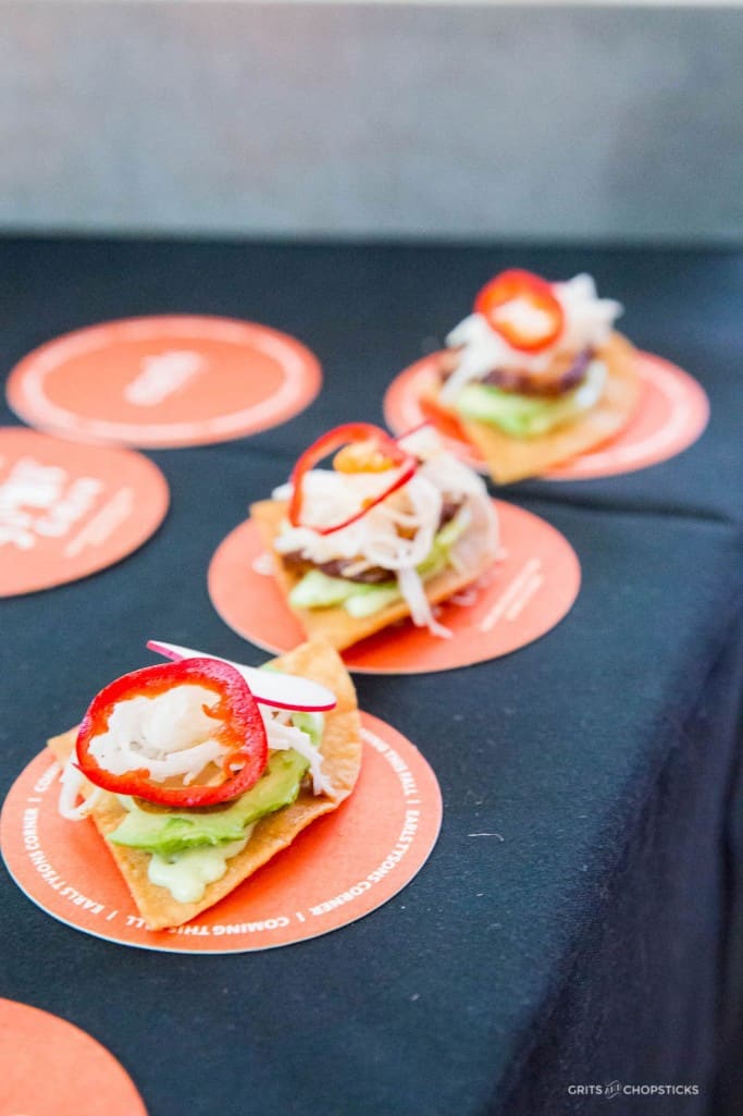 Tuna tostadas at Earl's Kitchen + Bar in Tysons Corner, Virginia