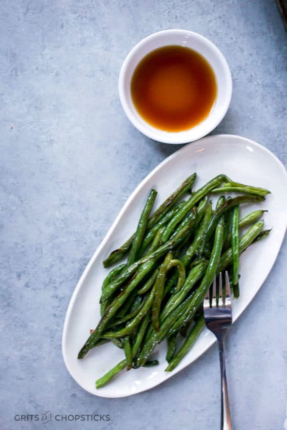 the best roasted green beans Grits and Chopsticks