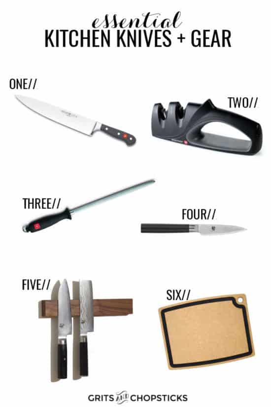 Essential Kitchen Knives and Gear