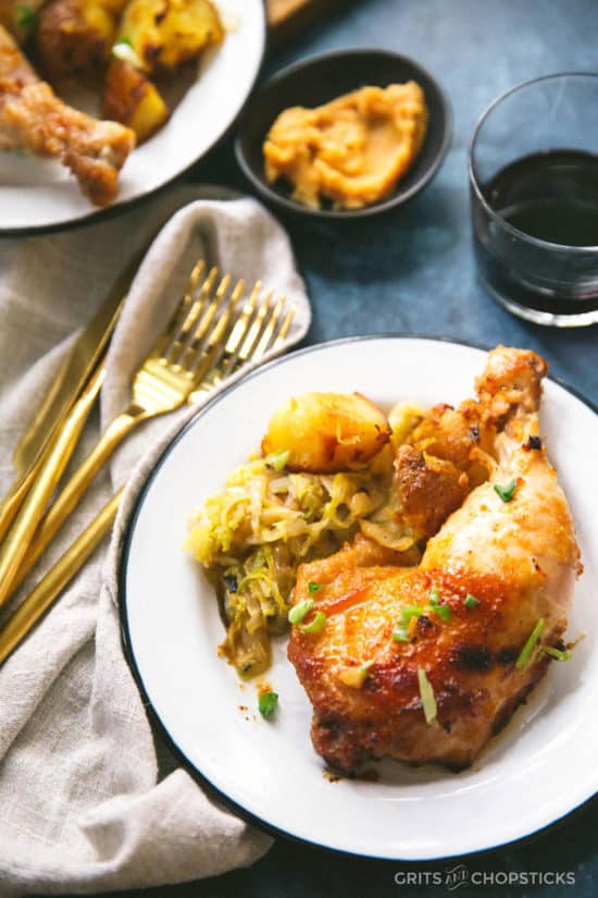 Roasted miso butter chicken