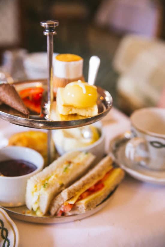 Kid-friendly tea at the Milestone Hotel