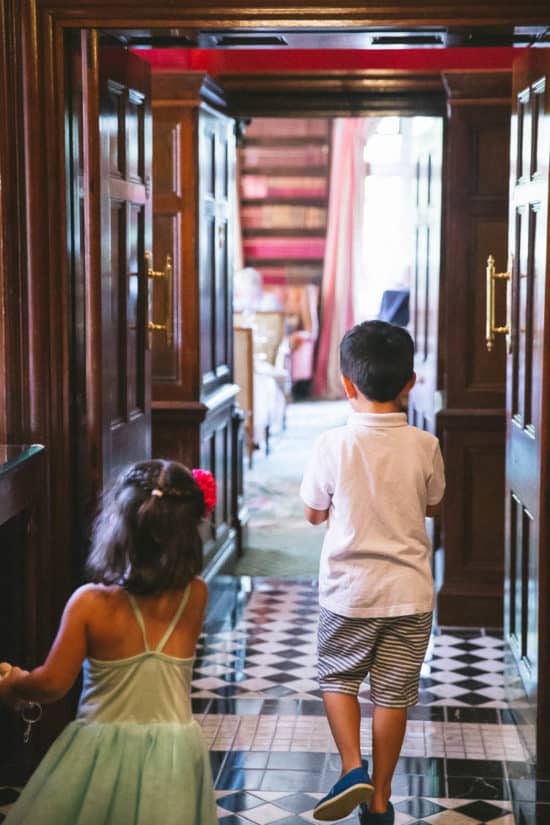 Kid-friendly tea at the Milestone Hotel