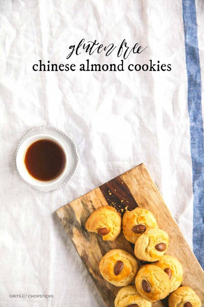 Make these gluten free Chinese almond cookies to celebrate the Year of the Rooster