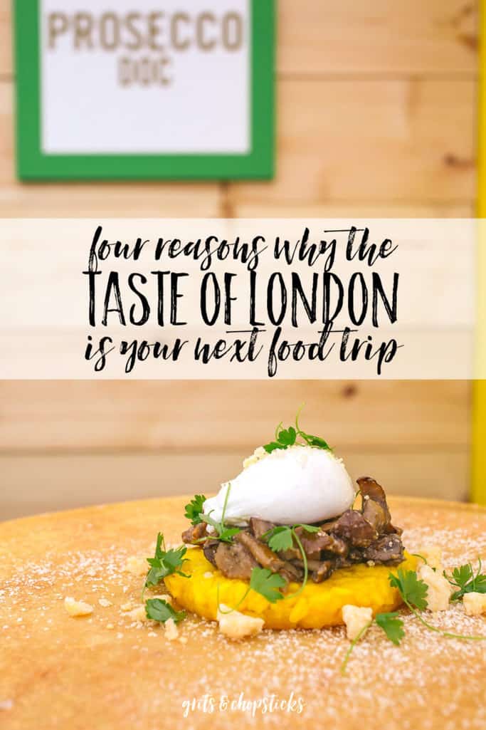 Click here to learn more about the Taste of London festival featuring London's top chefs!