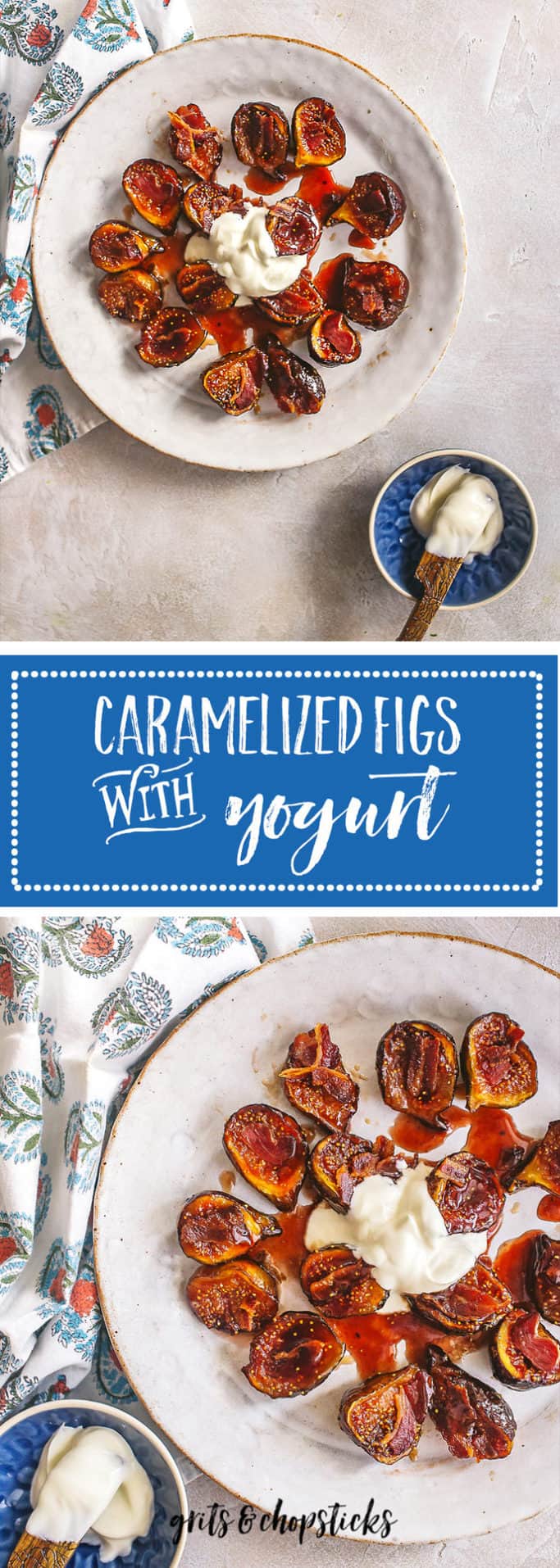 Check out these caramelized figs with yogurt and crispy bacon for your next indulgent (but quick) breakfast treat!