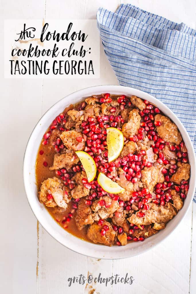 Our cookbook club met to taste recipes from Tasting Georgia, highlighting food from the Caucasus region. Click here to see more!