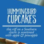 hummingbird cupcake