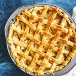 classic apple pie with lattice crust