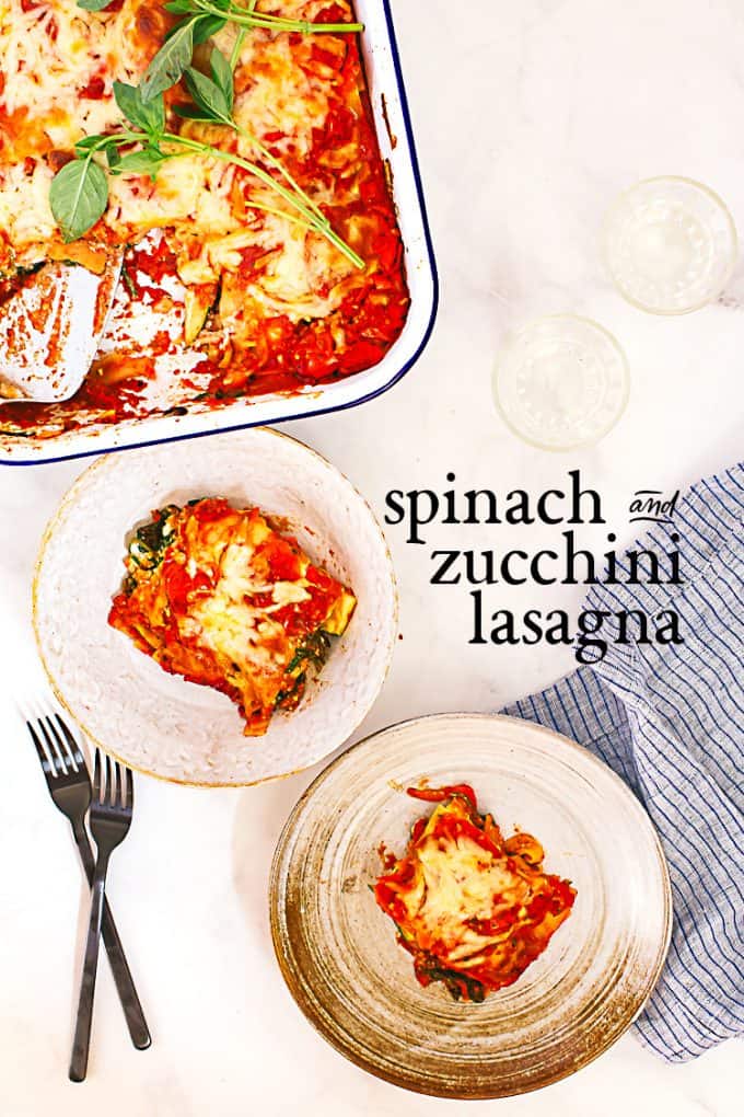 spinach and zucchini lasagna recipe