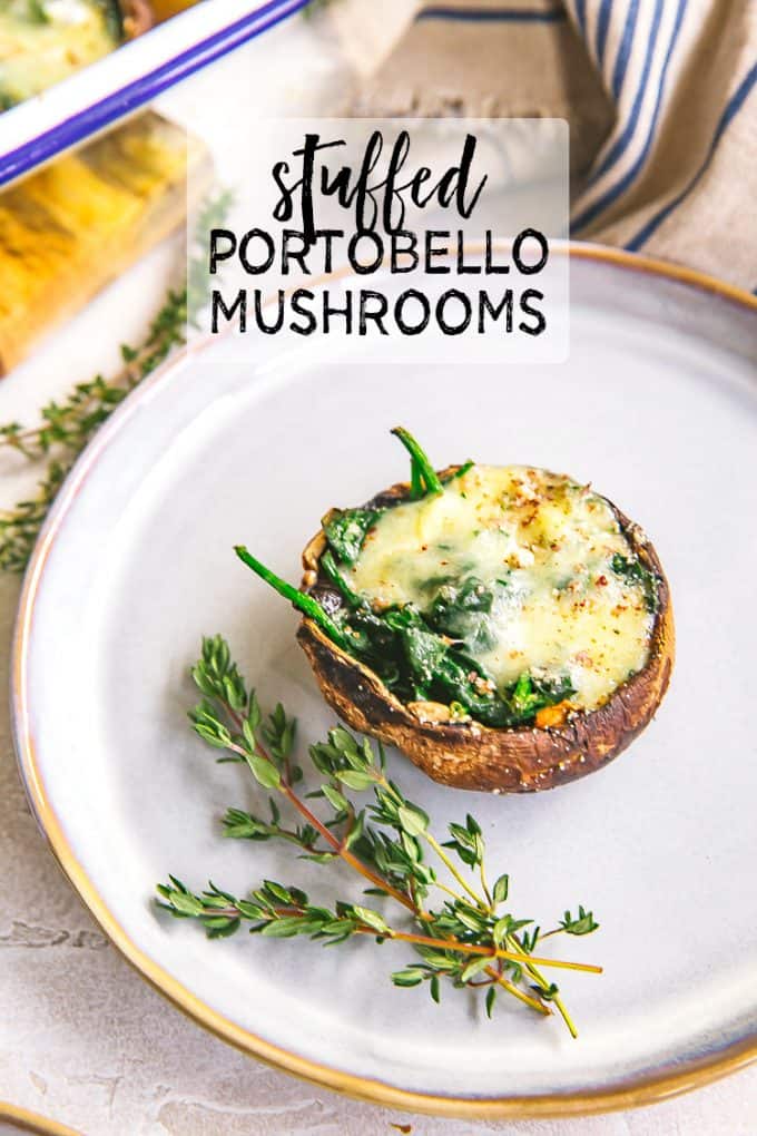 easy stuffed portobello mushrooms recipe