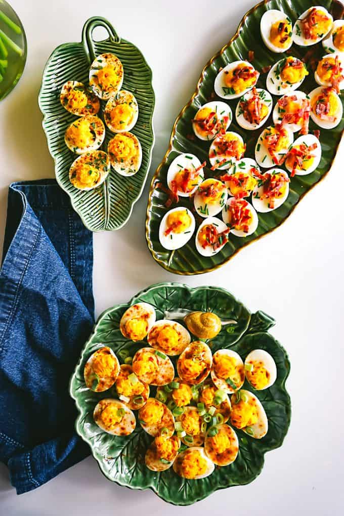 cookbook club potluck deviled eggs